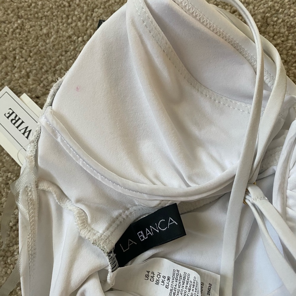 La Blanca White Island goodness swim one piece NWT - Picture 5 of 7